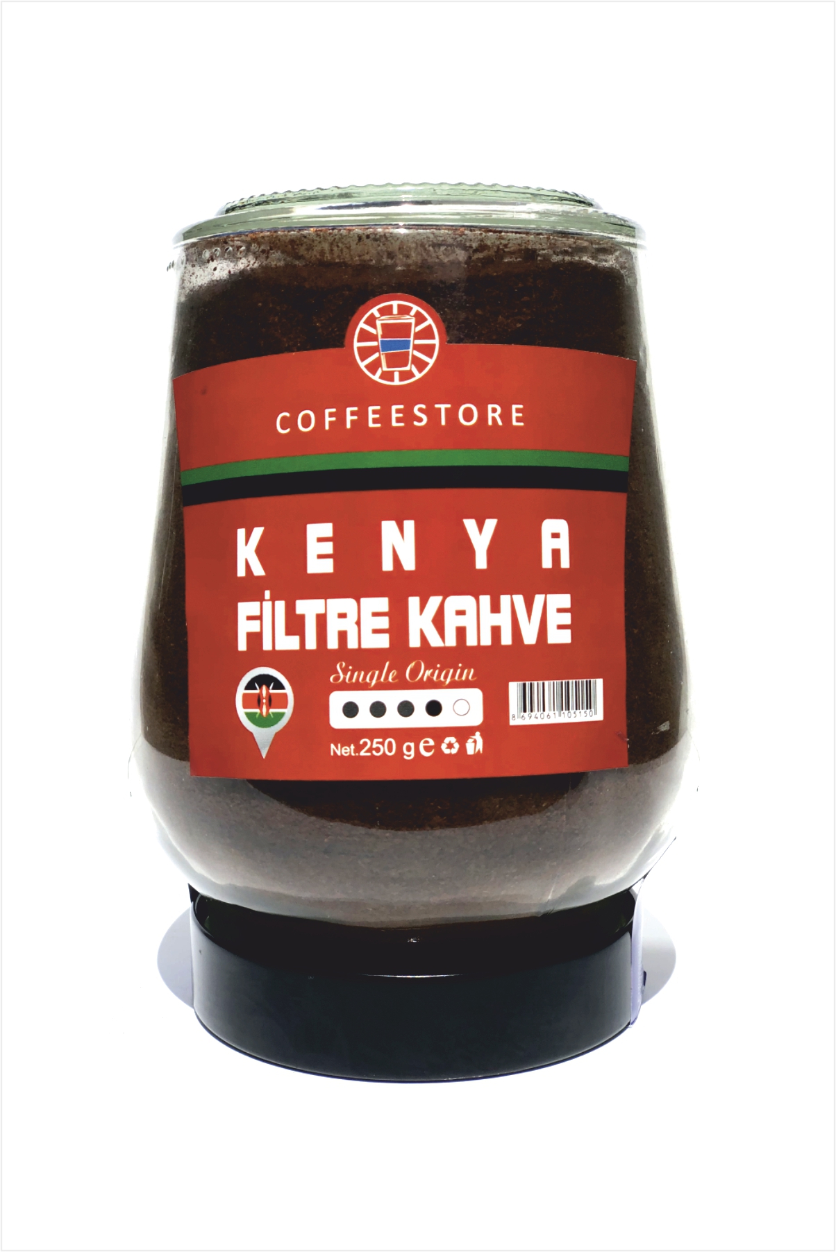 Coffee Store  Kenya Filtre Kahve Cam kavanoz 250 gr