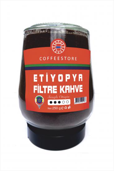 Coffee Store  Etiyopya Filtre Kahve Cam kavanoz 250 gr