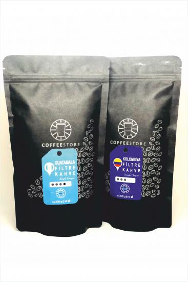 Coffee Store G. Amerika  Filtre Kahve Set (200 Gr Guatemala  / 200 Gr Kolombiya)  (toplam 400 gr)